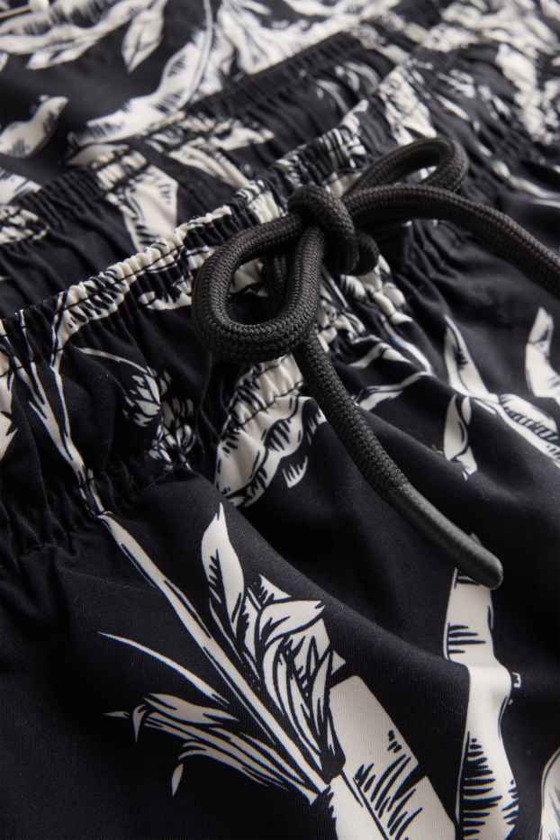 Men - Mini Me - men's swim shorts - black