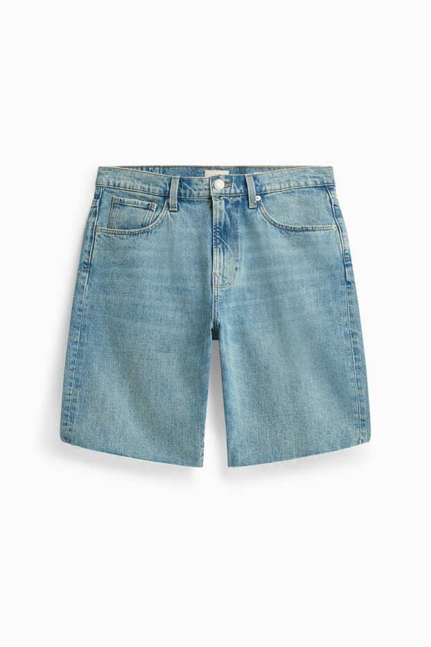 Herren - Jeans-Shorts - blau