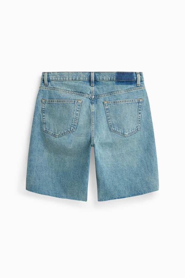 Herren - Jeans-Shorts - blau