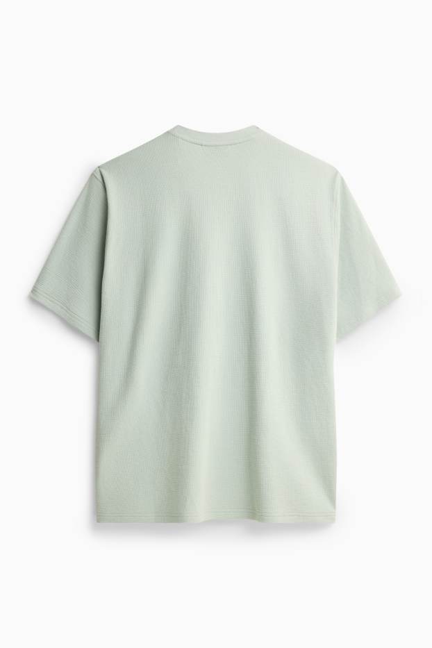 Heren - T-shirt - mintgroen