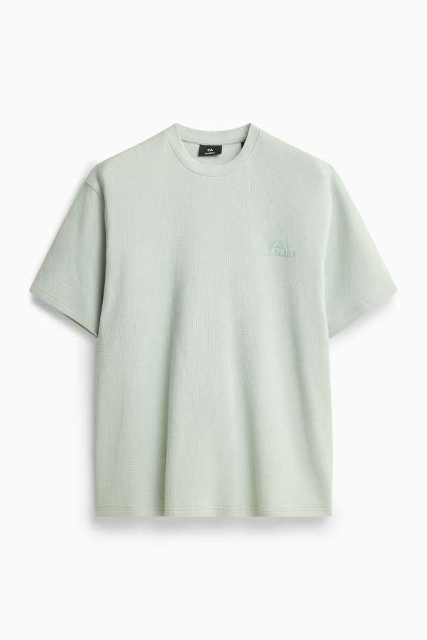 Heren - T-shirt - mintgroen