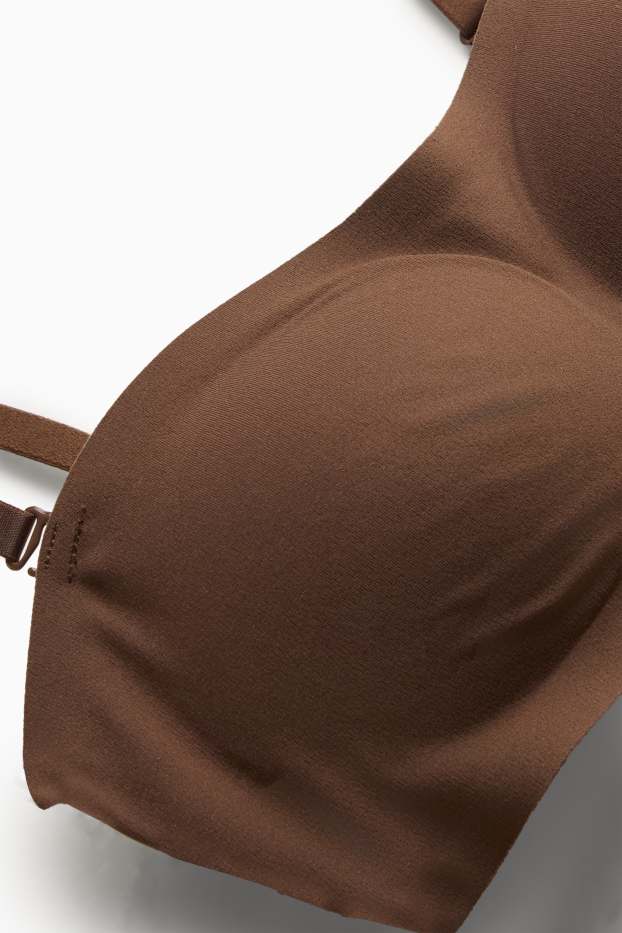 Dona - Sostenidor bandó - enconxat - marró