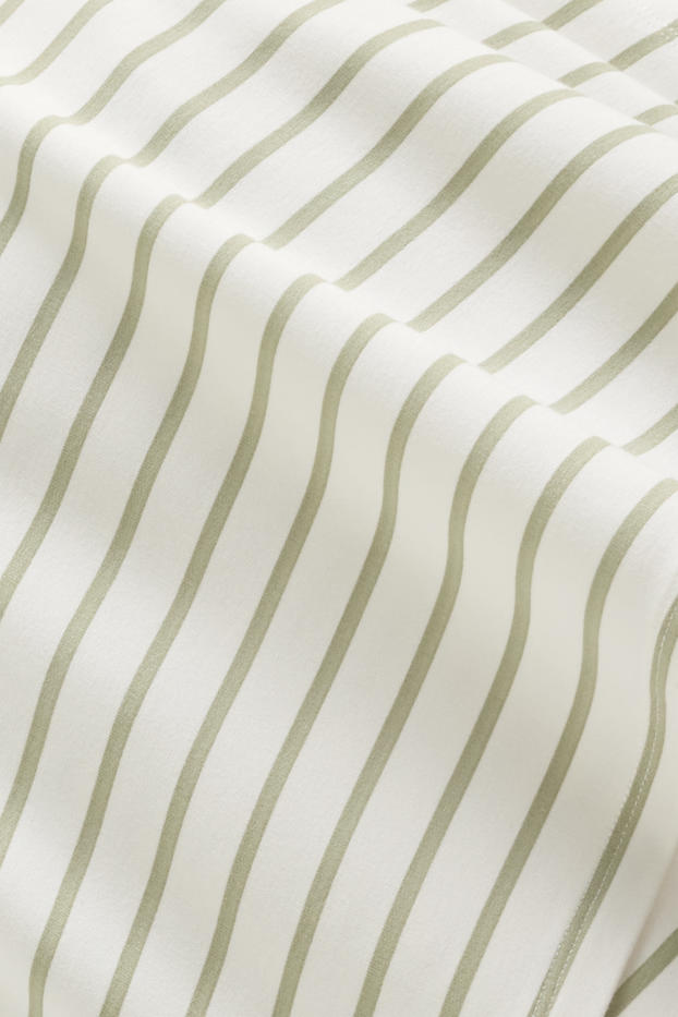 Donna - T-shirt per allattamento - a righe - bianco