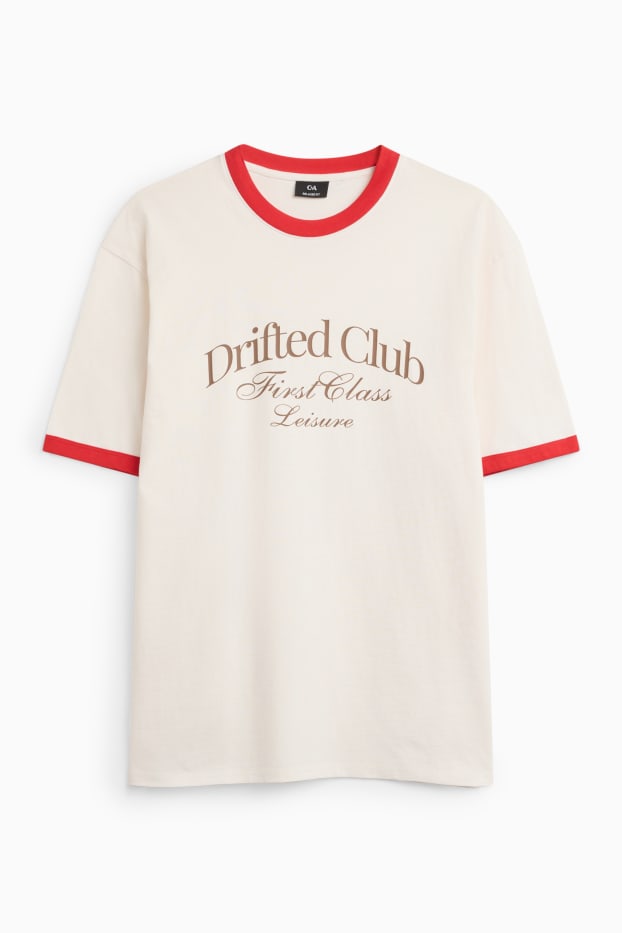 Men - T-shirt - relaxed fit - white