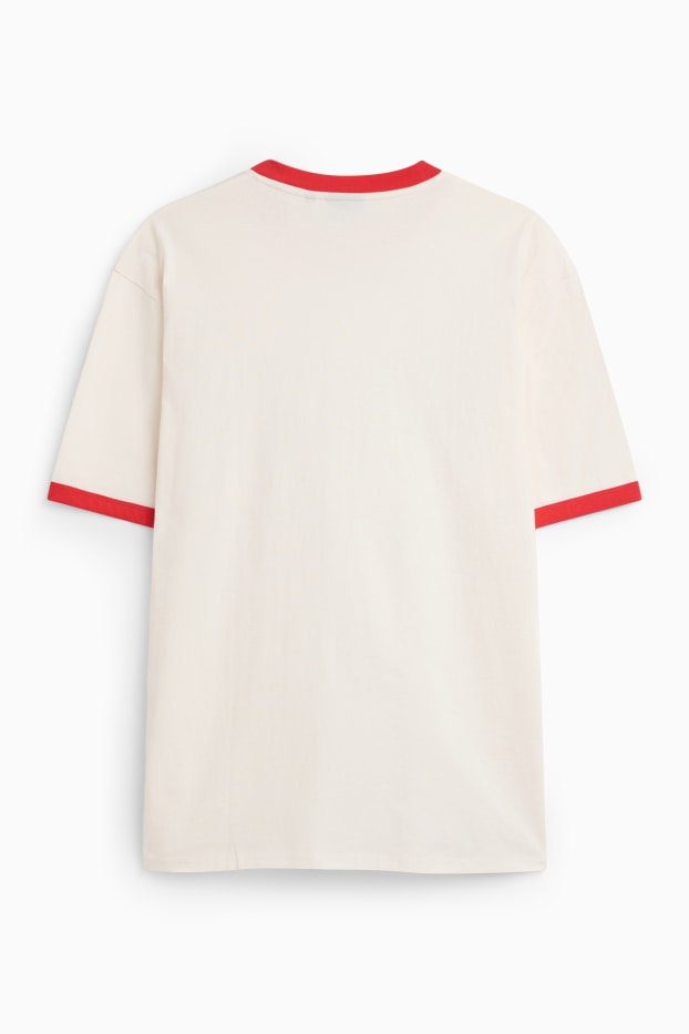 Men - T-shirt - relaxed fit - white