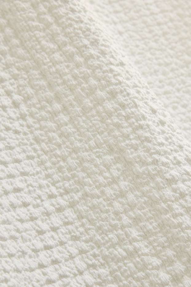 Women - Top - textured - white