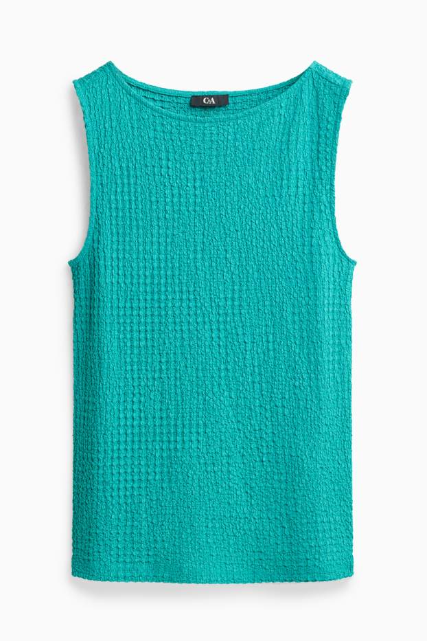 Women - Top - textured - green