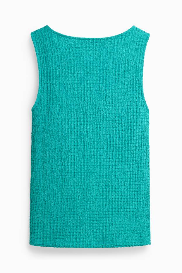 Women - Top - textured - green