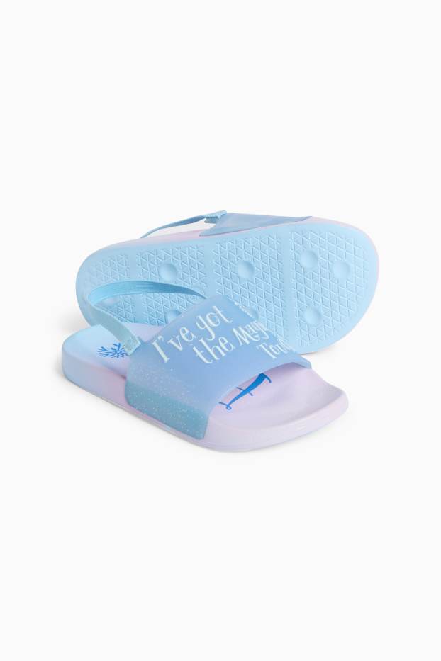Copii - Fete - Frozen - sandale de baie - roz / albastru deschis