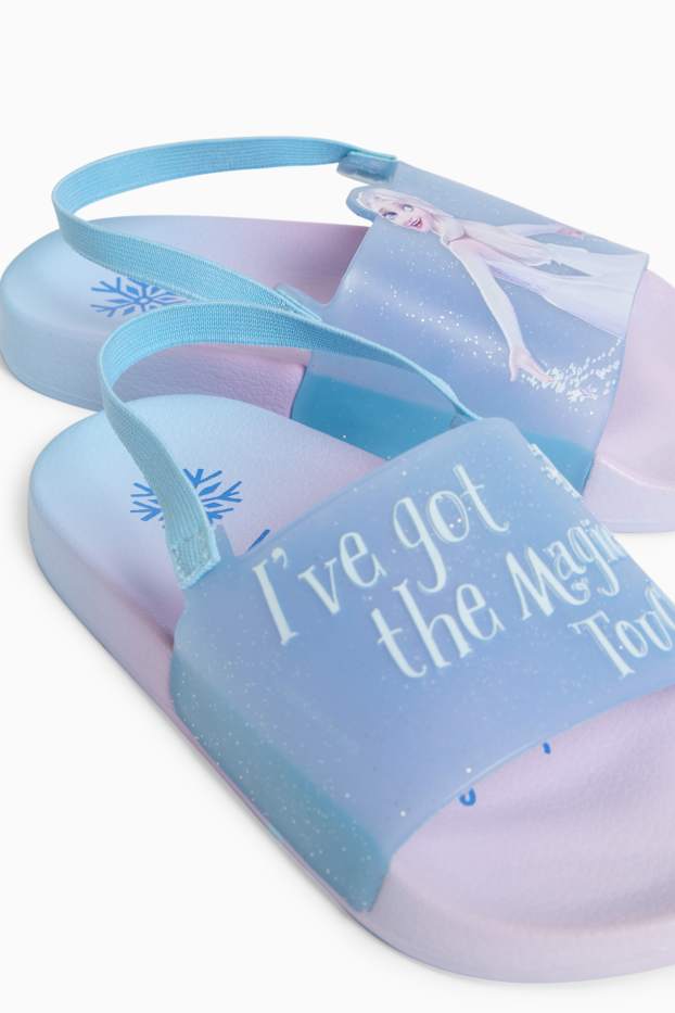 Copii - Fete - Frozen - sandale de baie - roz / albastru deschis