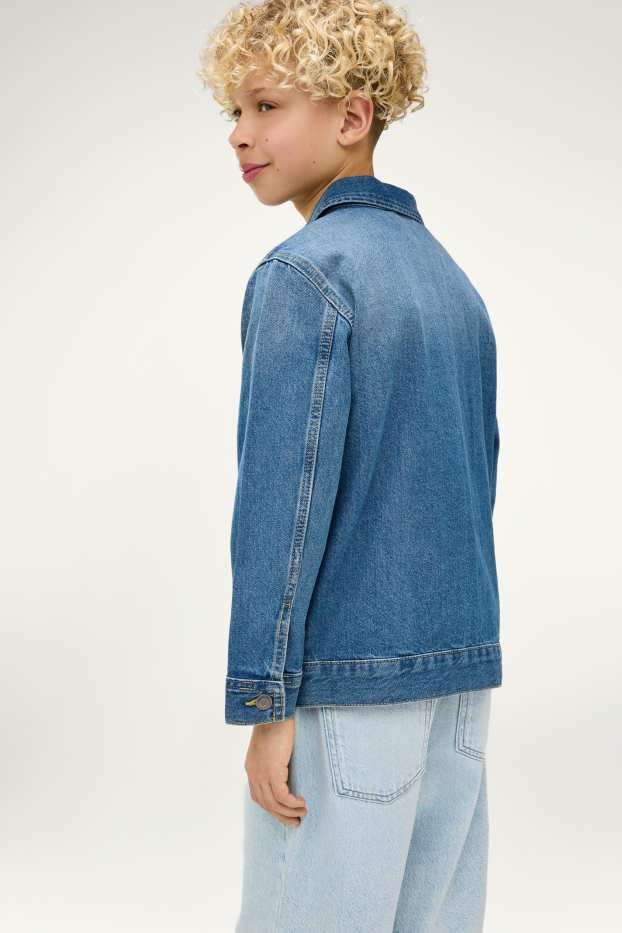 Enfants garçons - Veste en jean - bleu