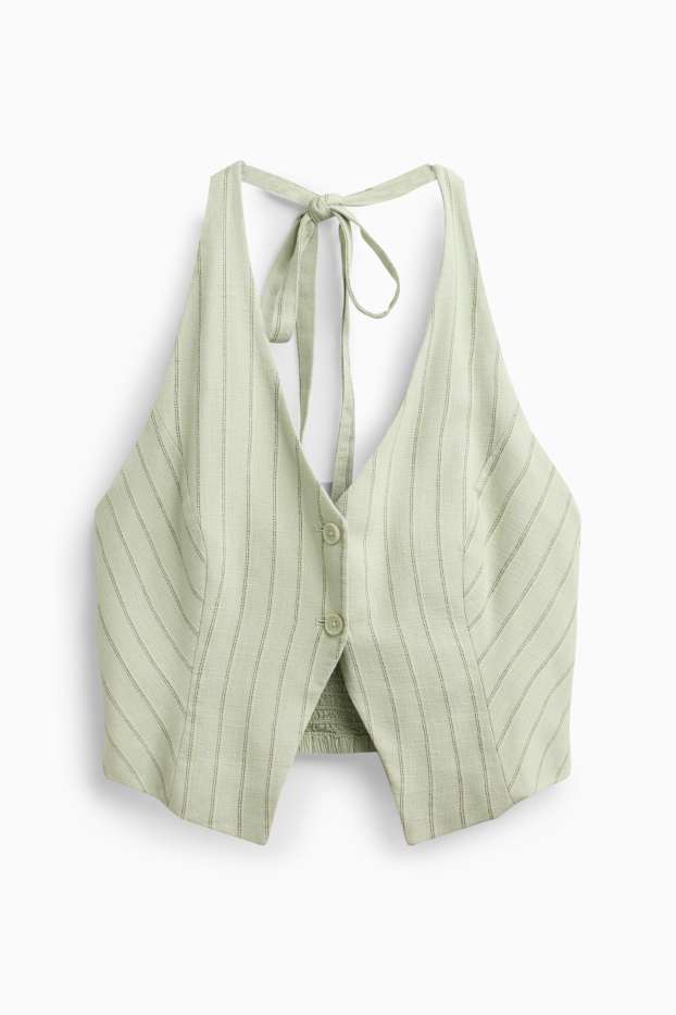 Dames - Vest - mintgroen