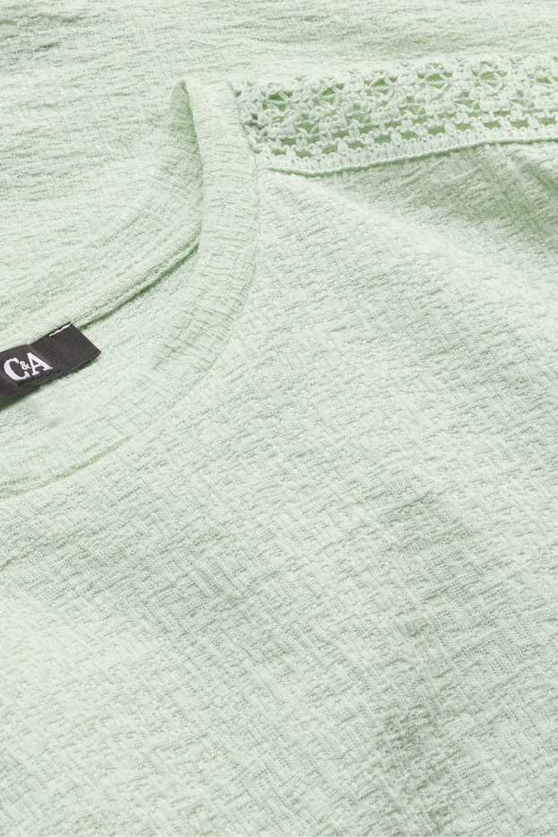 Femmes - T-shirt - regular fit - vert clair