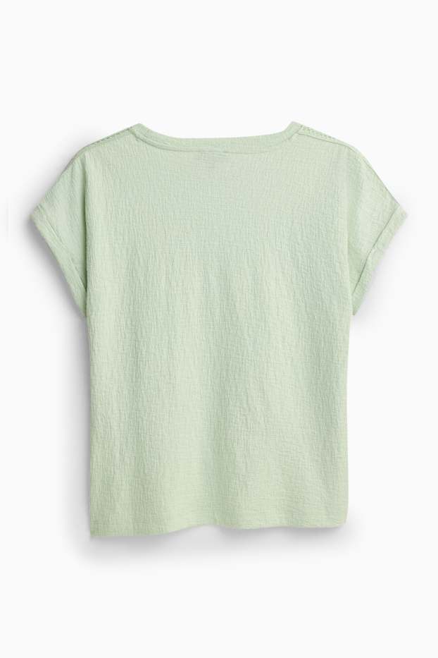 Femmes - T-shirt - regular fit - vert clair