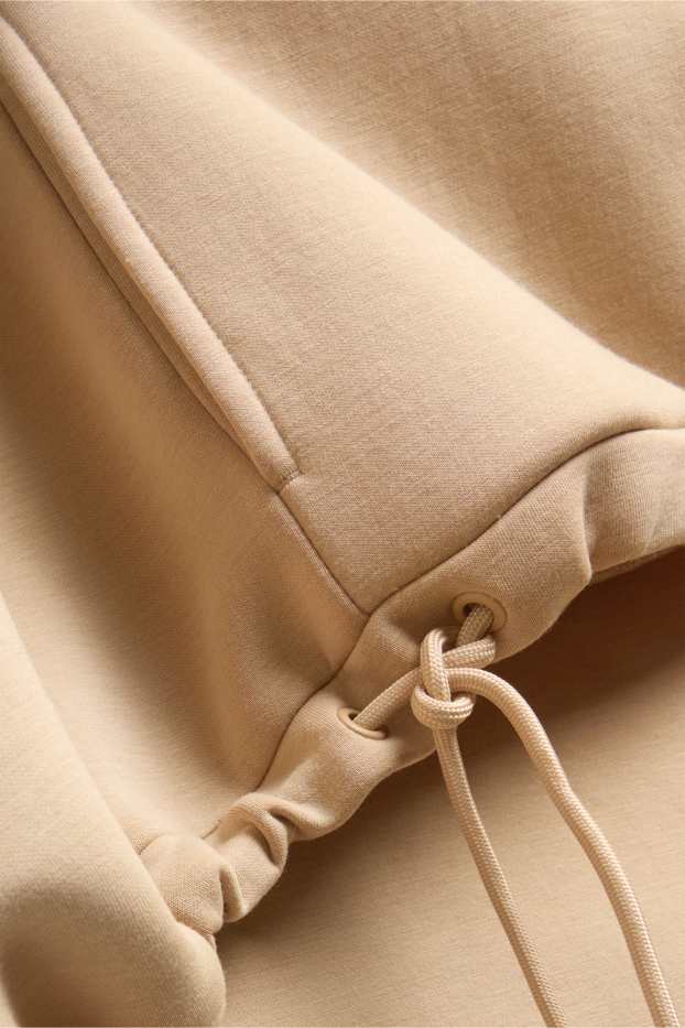 Femmes - Gilet sans manches en molleton - beige