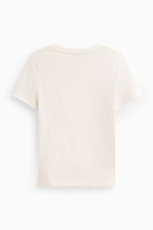 Women - T-shirt - regular fit - white