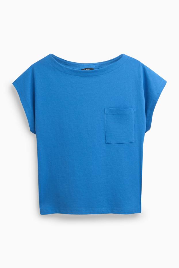 Femei - Tricou - regular fit - albastru