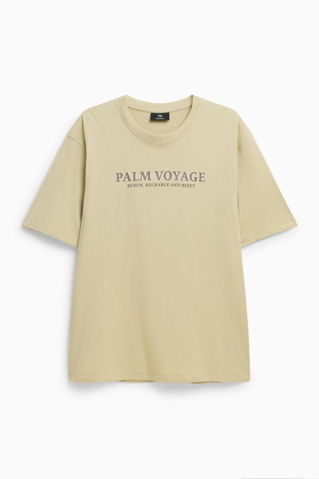 Herren - T-Shirt - Regular Fit - hellgrün