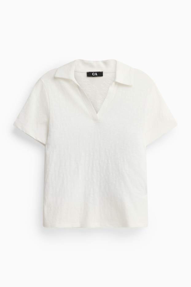 Women - Polo Shirt - white