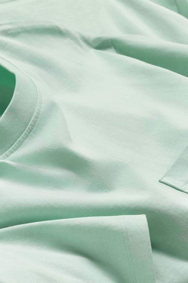 Heren - T-shirt - mintgroen