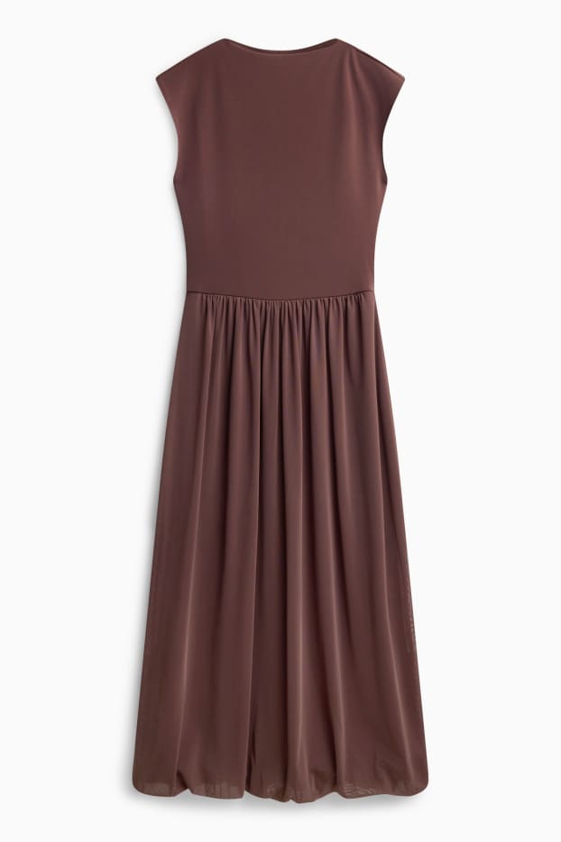 Women - Dress - straight fit - brown