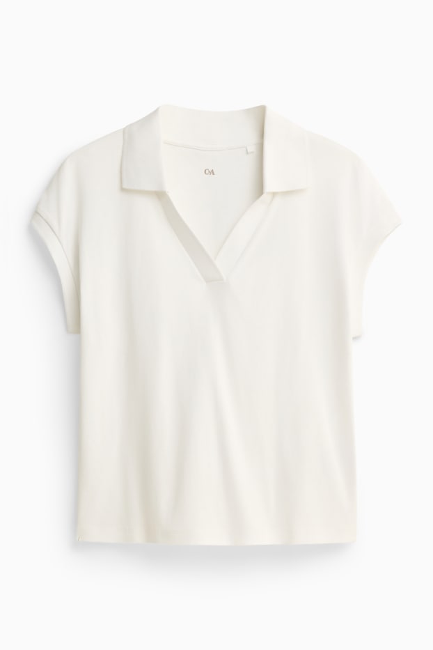 Dames - Poloshirt - wit