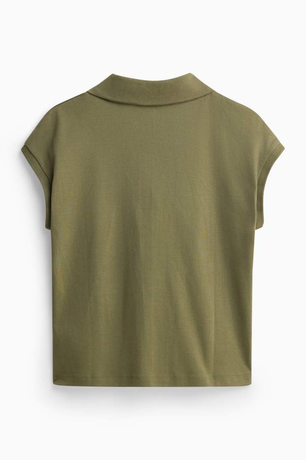 Dames - Poloshirt - kaki