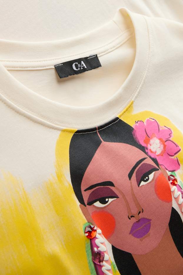 Dames - T-shirt - wit