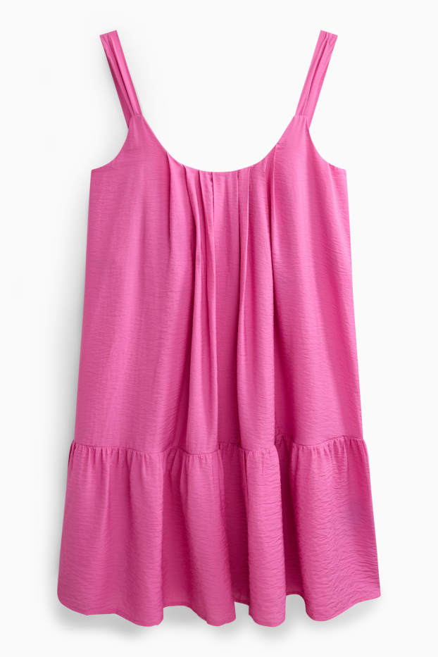 Dames - Jurk - fuchsiarood