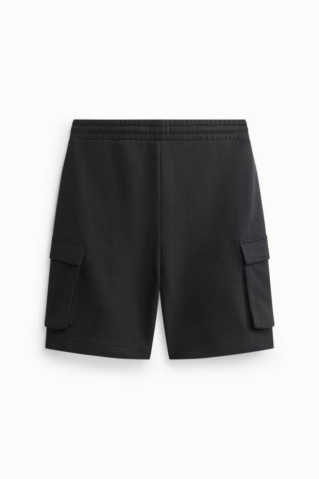 Men - Sweat shorts - black