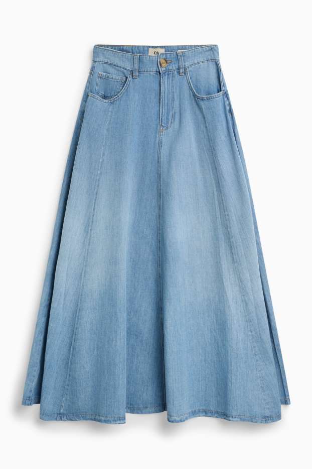 Damen - Jeansrock - jeansblau