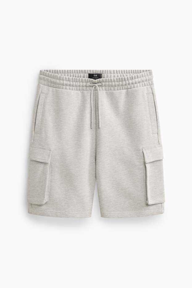 Herren - Sweatshorts - grau
