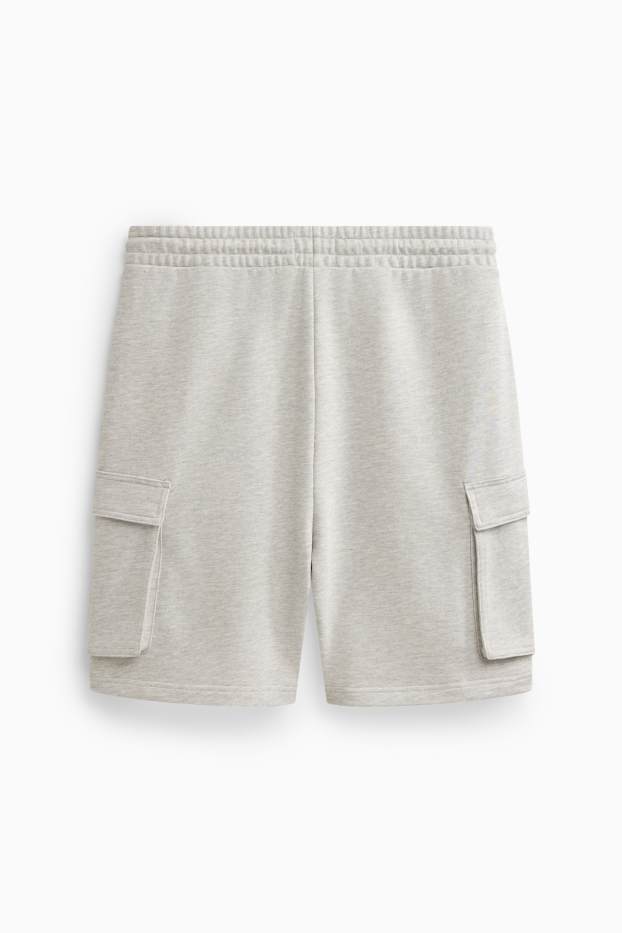 Herren - Sweatshorts - grau