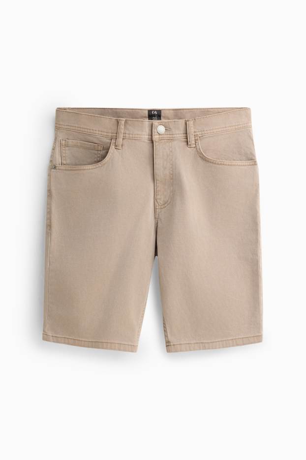 Herren - Jeans-Shorts - Flex - jeansbraun