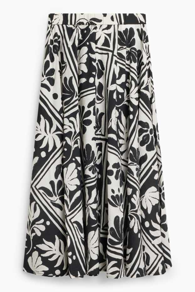 Women - Skirt - black / white