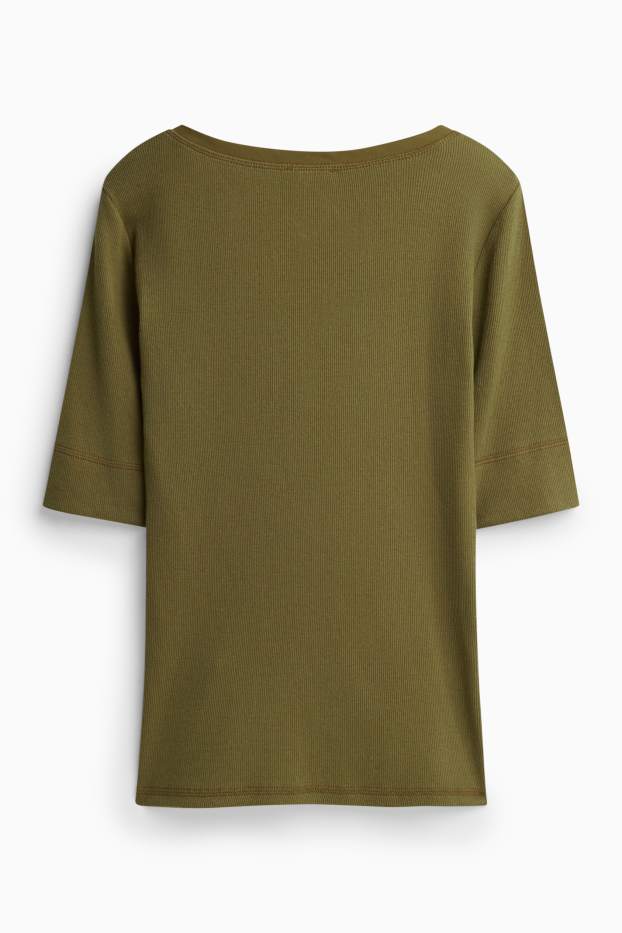 Women - T-shirt - khaki