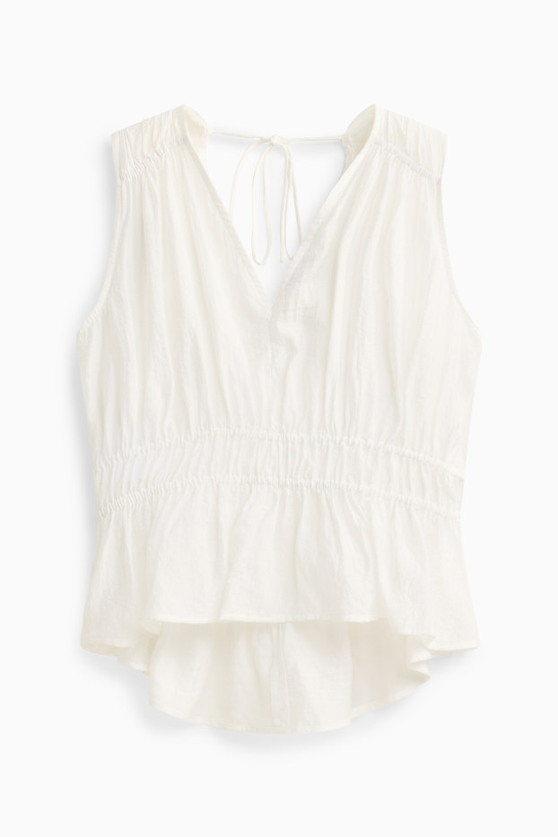 Femei - Bluză - alb