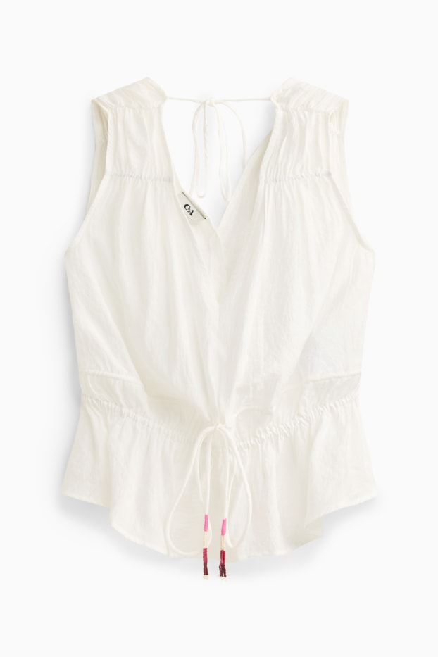 Femei - Bluză - alb