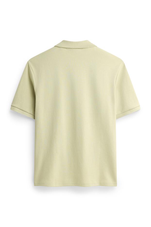 Pánské - Polokošile - relaxed fit - světle zelená