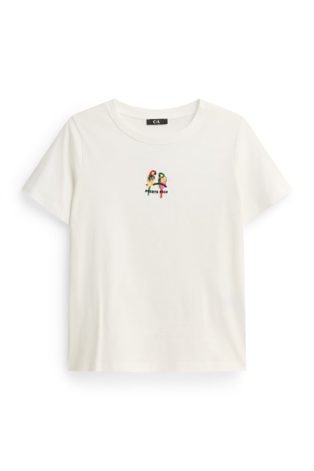 Femmes - T-shirt - blanc