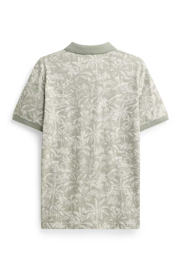 Heren - Poloshirt - groen