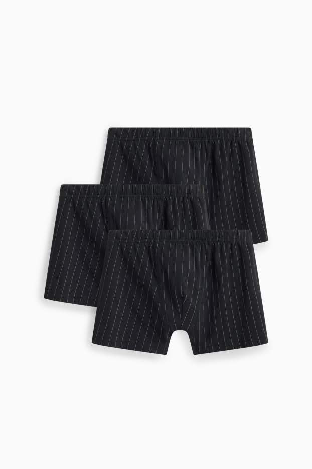 Herren - Multipack 3er - Trunks - schwarz