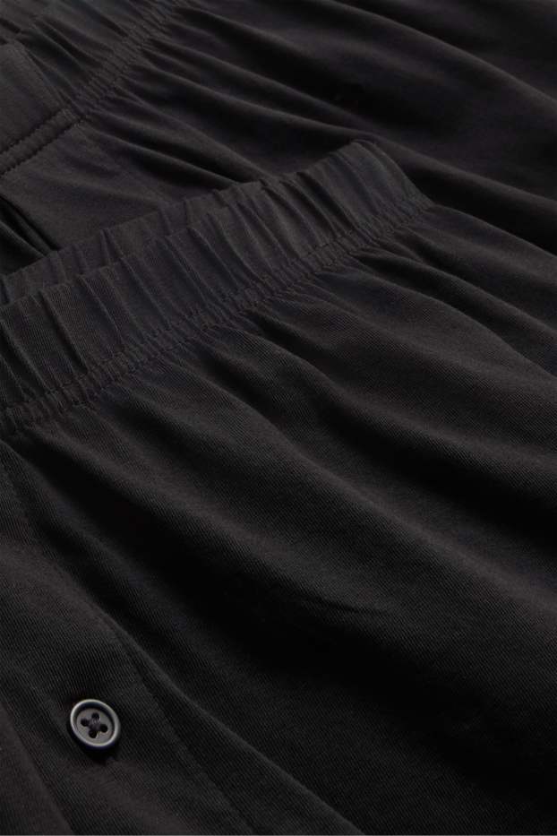 Home - Paquet de 2 - bòxers - de punt - negre