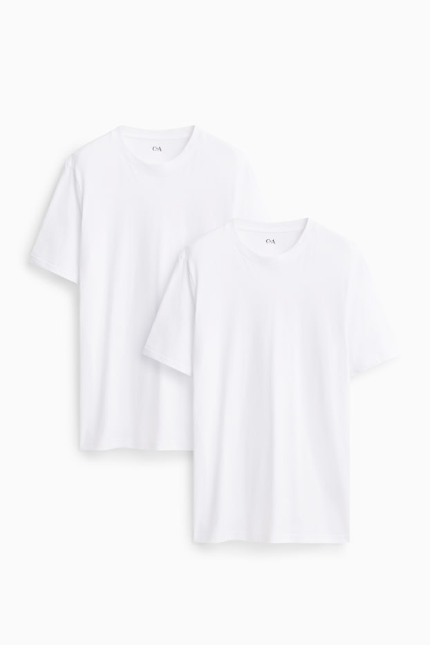 Heren - Set van 2 - onderhemd - wit