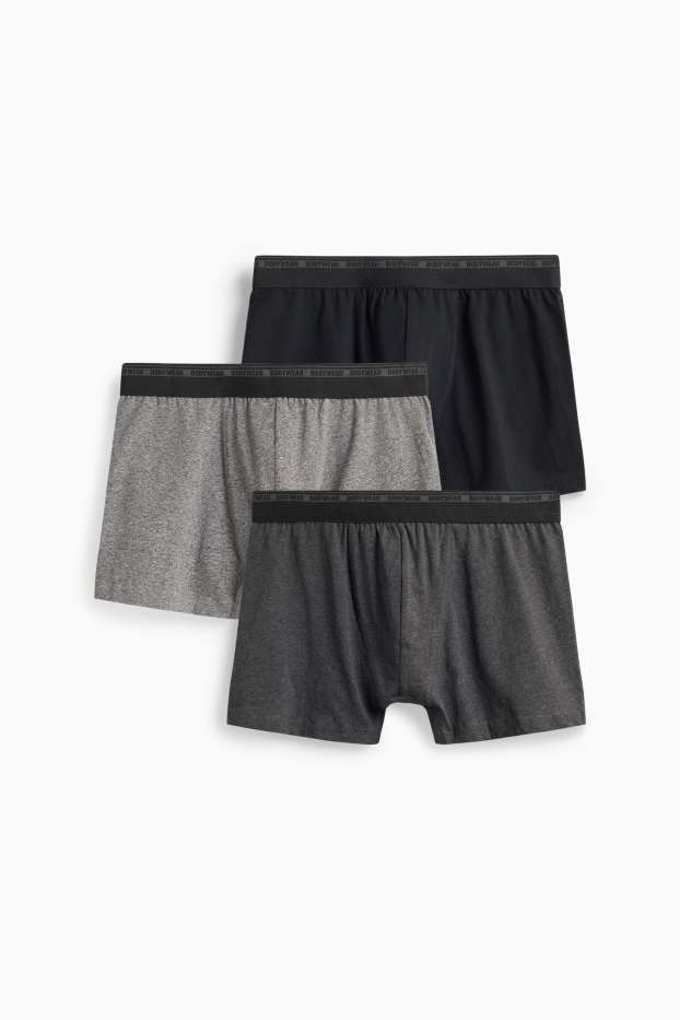 Herren - Multipack 3er - Trunks - grau