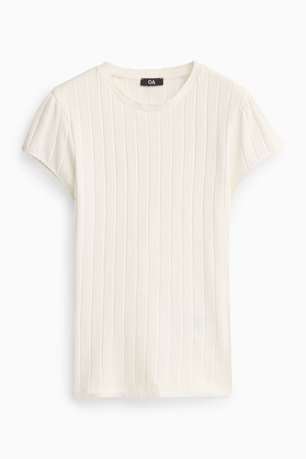 Femmes - T-shirt - blanc