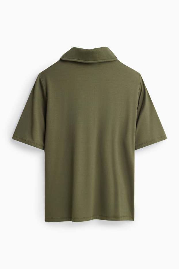 Damen - Hemdbluse - khaki