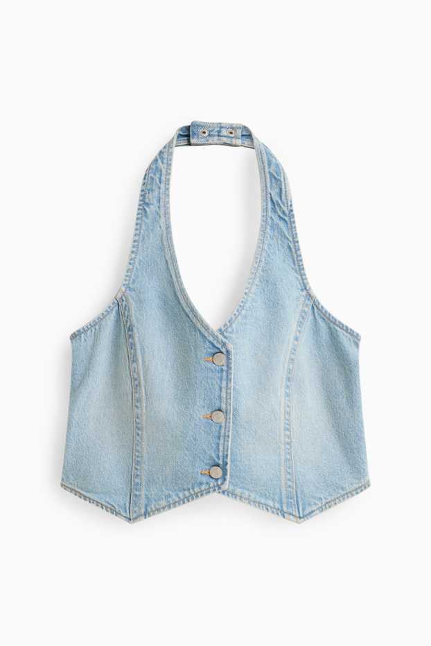 Damen - Jeans-Top - helljeansblau