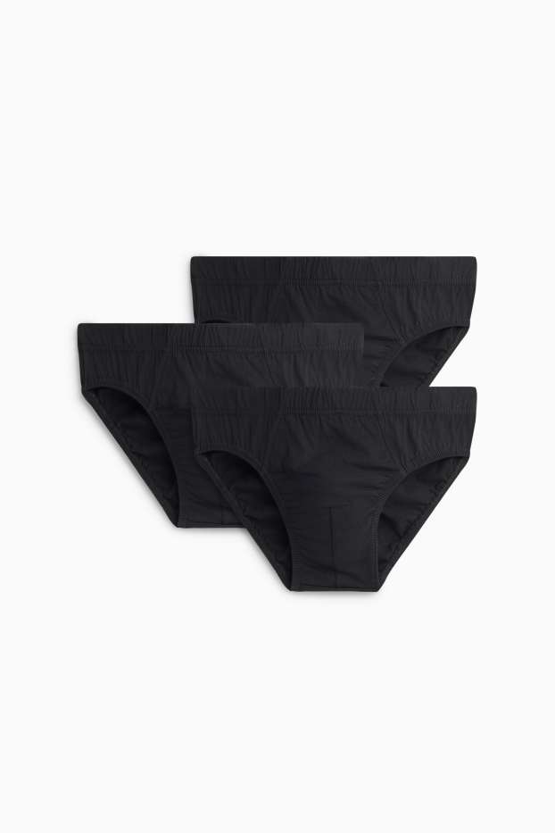 Hombre - Pack de 3 - calzoncillos - negro