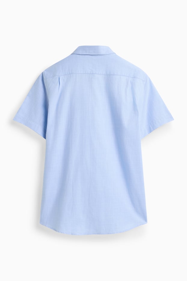 Heren - Business overhemd - blauw